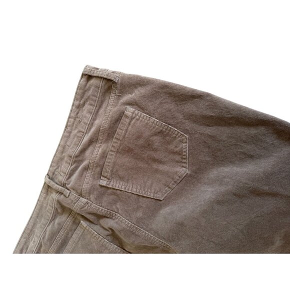 NYDJ Marilyn Straight Taupe Corduroy Lift x Tuck Pants Size 10 P - Picture 3 of 10